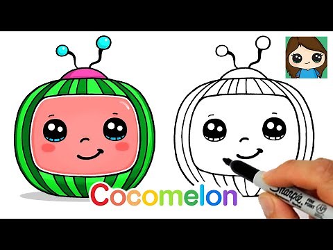 How to Draw the Cocomelon Logo Easy