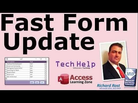 Fast Form Update Quickly Change Records to Assign Jobs to Technicians in Microsoft Access GoToRecord