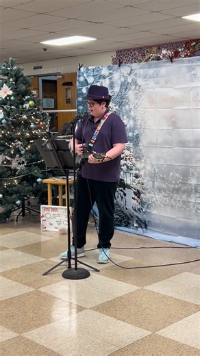 Marla Hoffman on Instagram: "Rocking around the Christmas tree! #holidaysongs #livemusic #ukulele #coversong #reels"