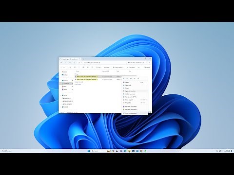 How to Open File Location on Windows 11