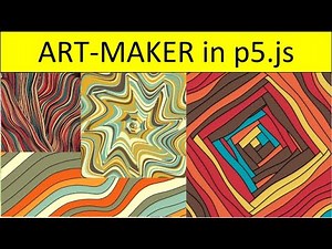 Wavy Lines Art-Maker in p5.js Generative Art