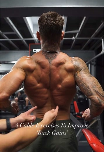 Improve your Back Muscles with these exercises & tips💪Remember it’s key to hit various angles to create a well balanced physique! #back #workout #gym #fitness #bodybuilding