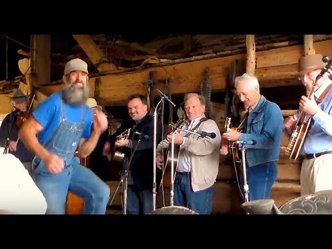 Hilarious Clog Dancer steals the show from Steve Gulley and his band... Buck Dancing full video!