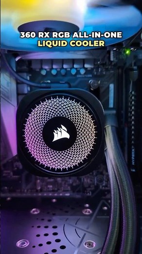 The Corsair iCUE LINK TITAN 360 RX RGB Liquid CPU Cooler!