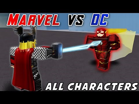 Marvel/DC Super Heroes- All Characters Showcase [ROBLOX] 2021 NEW GAME