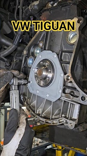 Crankshaft oil seal replacement. #shorts #oilseal #oilleakrepair