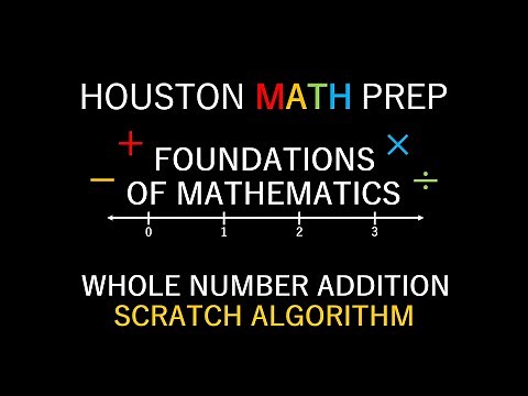 Scratch Addition Algorithm (Whole Numbers)