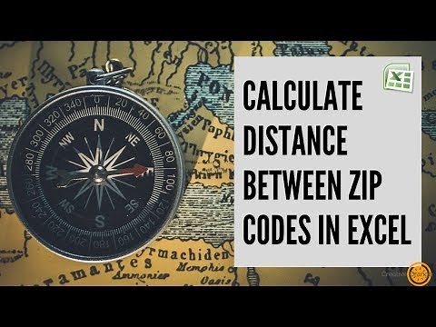 Bulk Calculate Distance Between 2 ZIP Codes in Excel