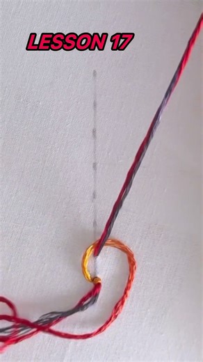 Cable Chain Stitch Tutorial | Hand Embroidery for Beginners #17