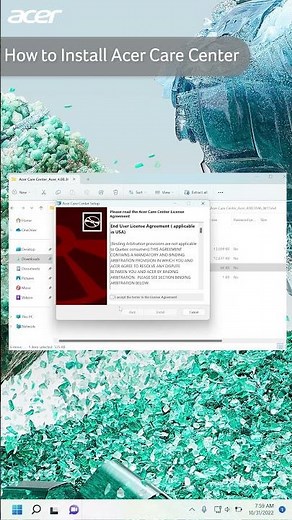 How to Install Acer Care Center