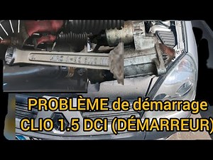 problème de démarreur Clio 1.5 dci (comment démarrer sans clé)