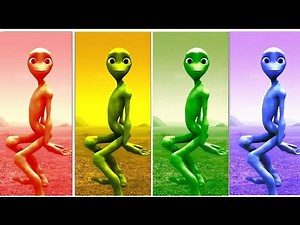 Rainbow Sit Challenge! 🌈 The Funniest Alien Sitting Poses Ever ! #13