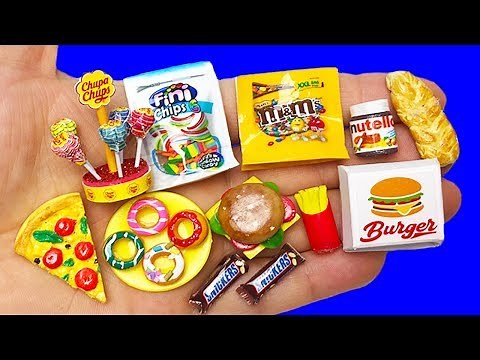 25 DIY MINIATURE FOOD HACKS AND CRAFTS !!!