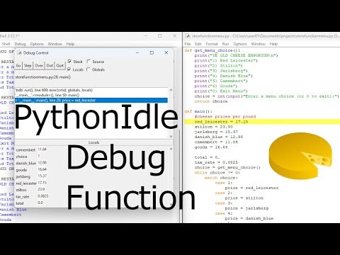 Python Idle Debug Function
