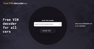 Decodificador VIN gratuito para todos los autos  | Free VIN decoder