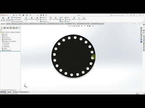 How to Use Circular Sketch Pattern in SOLIDWORKS
