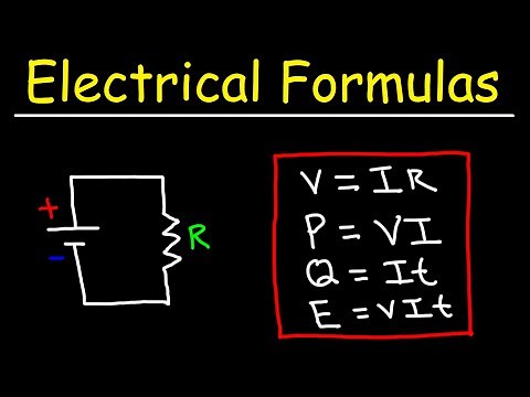 Electrical Formulas - Basic Electricity For Beginners