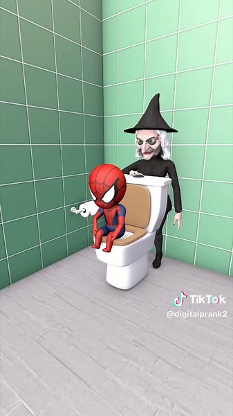 New Spiderman vs Superman Challenge: Funny Cartoon for Kids
