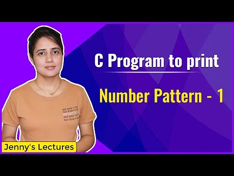 Number Pattern 1 | Printing Pattern in C | C Programming Tutorials