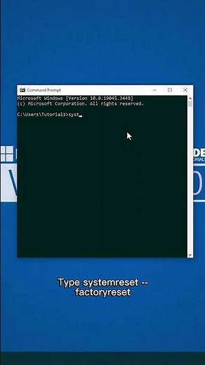 How to Factory Reset Your Windows 10 PC Using Command Prompt