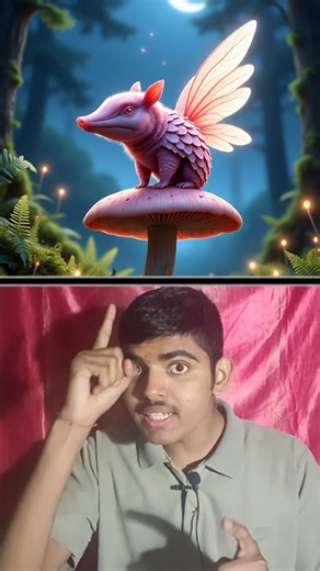 The Pink Fairy Armadillo is REAL — and it looks like a cute Pokémon in real life! 🐾✨ #shorts