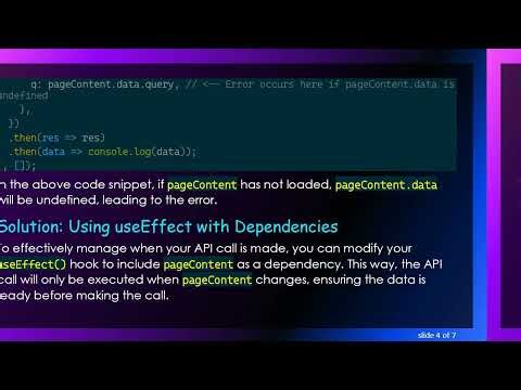 How to Run an API Call AFTER Using useSelector() in React