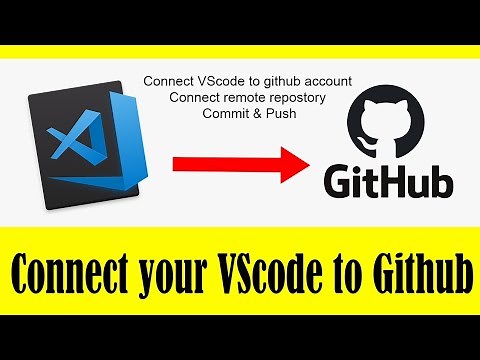 How to connect vscode to github and push codes into a repository | Easy explaination