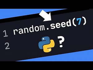 Why Is "random.seed()" So Important In Python?