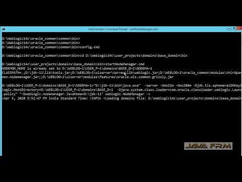 Oracle WebLogic Server 14c (14.1.1.0) Installation from Quick Installer on Windows using JDK 11