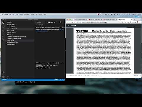 Using PDF-lib and Node.js to populate PDF form