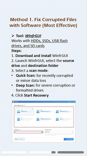 Fix corrupted files in Windows 11 easily and safely! 💻 #windows11