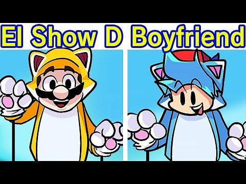 Friday Night Funkin' Vs The Cat Boyfriend Show [FNF Mod/The Cat Mario Show]