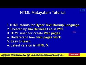 Introduction | HTML Malayalam Tutorial | Part 1 of 25 |