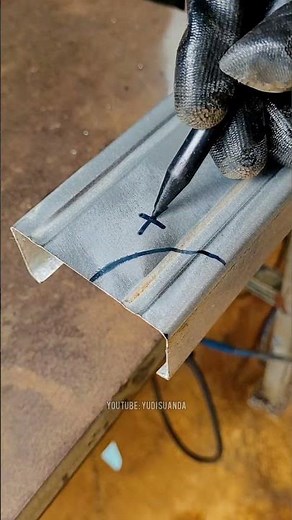 brilliant invention of easy thin metal work #welding #welder #metalwork #fabrication