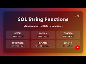 SQL String Functions: The Ultimate Guide for Beginners!