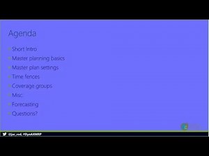 Master Planning in Microsoft Dynamics AX