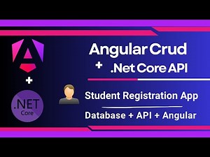 Complete CRUD App with Angular & .NET Core API | Full Stack Project for Beginners (Step-by-Step)