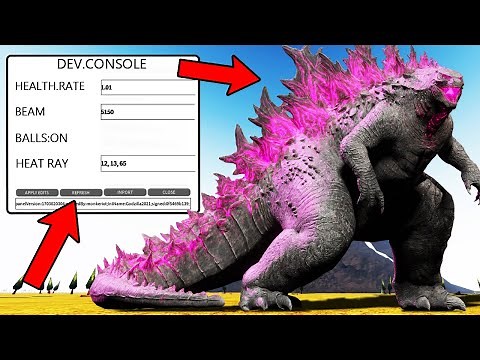 I Created EVOLVED GODZILLA Using Kaiju Universe Developer Commands
