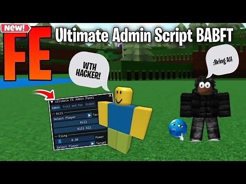 [ FE ] Admin Panel Script ~ Kick Player, Bring All, Kill All| Roblox Script