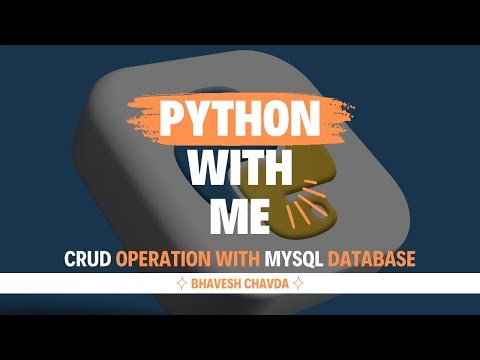 CRUD Operations in Python with MySQL | Full Tutorial Using mysql.connector | Python Database Project