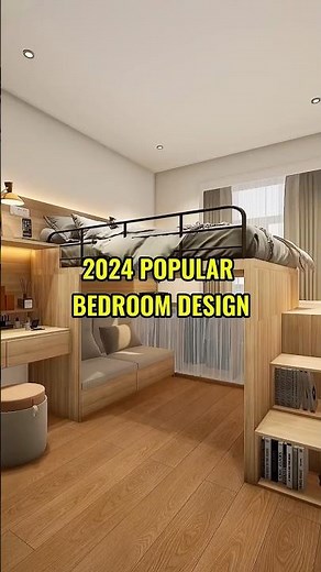 Transform Your Small Bedroom with This Trendy Space-Saving Layout!