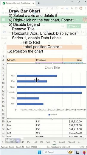 Dynamic Bar Chart - Excel Tips and Tricks