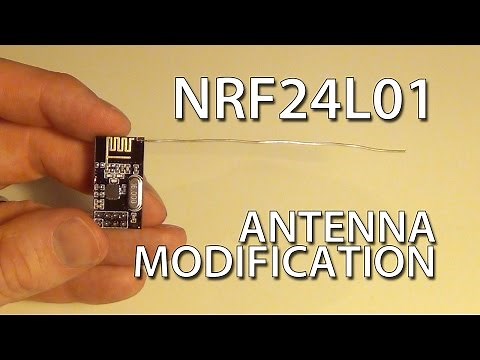 Cheap DIY NRF24L01 Antenna Modification