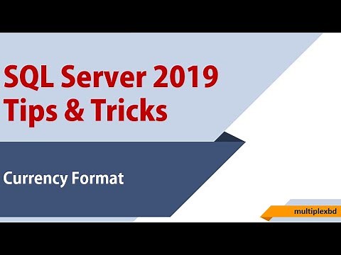 How to format numbers as currency in SQL Server 2019