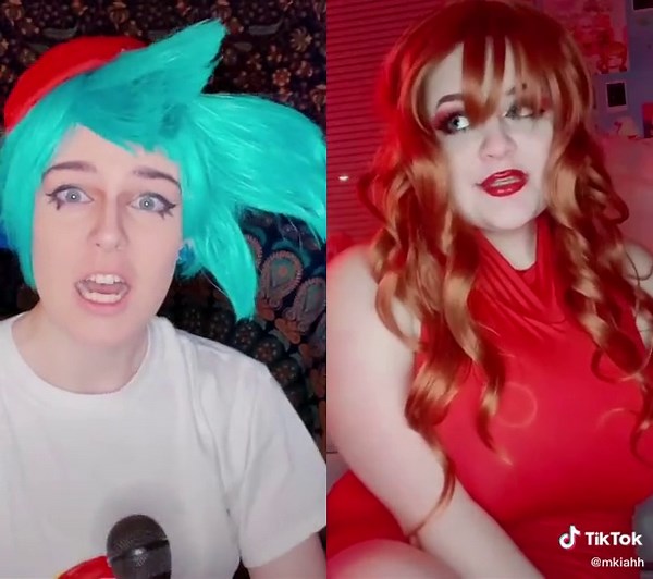 Dad Duets in Friday Night Funkin Cosplay - FNF Boyfriend & Girlfriend