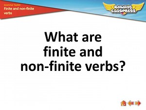 What are finite and non-finite verbs? - SlideServe