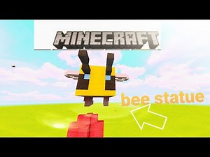 Minecraft easy How to build a bee statue