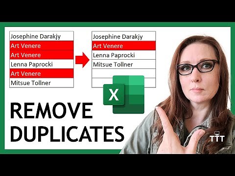 How to Remove Duplicates in Microsoft Excel | Quick and Easy, with Examples