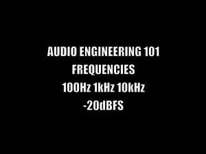 Audio Test Tones