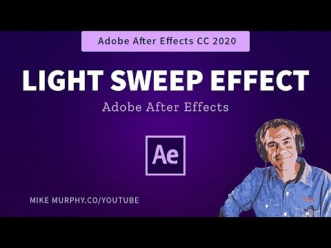 After Effects: How To Add CC Light Sweep Effect
